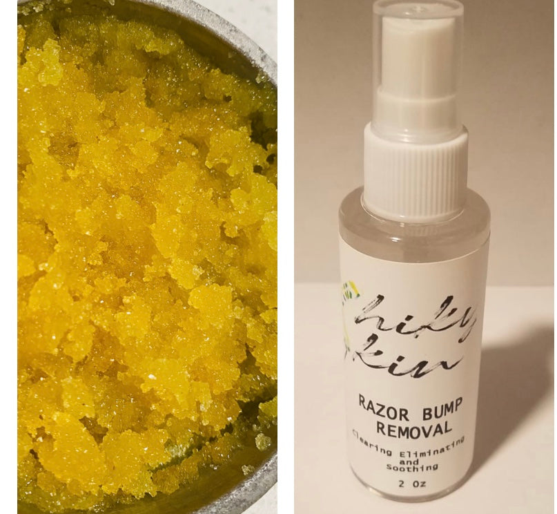 Razor Bump Remover & Turmeric & Tea Tree Oil Scrub Combo